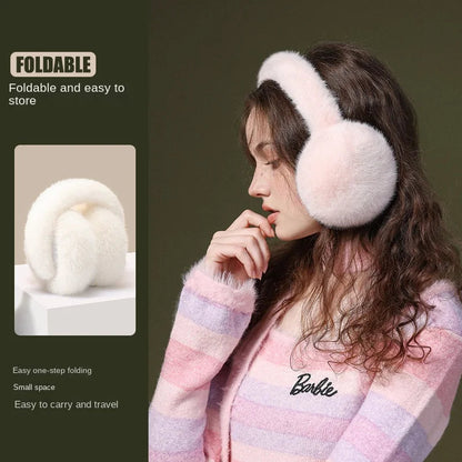 Comfort-Fit Foldable Ear Warmers with Washable Covers