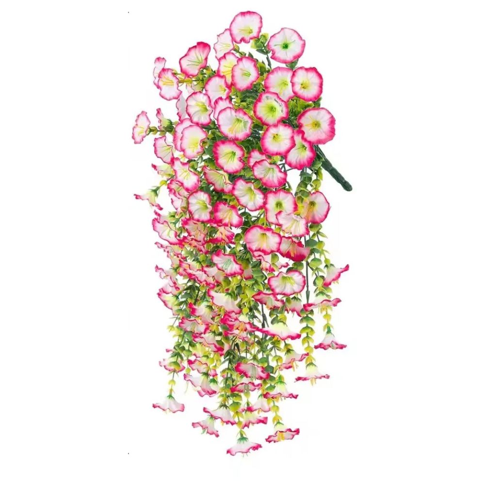 29.52in UV Resistant Artificial Morning Glory Vine with Flexible Stems