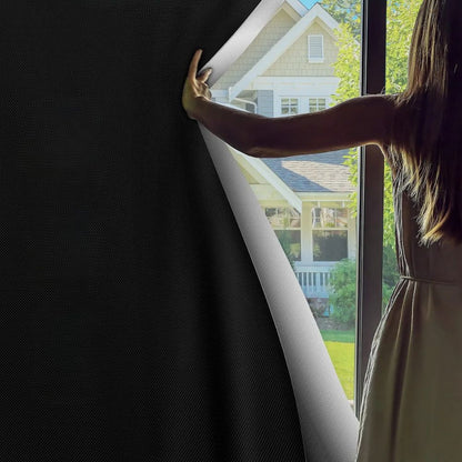 Blackout Window Shade in Black – Total Light Blocking and Privacy Control