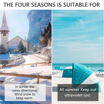 Ultimate Windproof Neck Warmer with Breathable Design