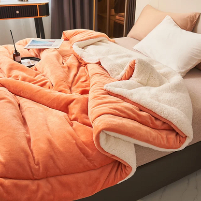 Cozy Dual-Sided Throw Blanket for Warmth