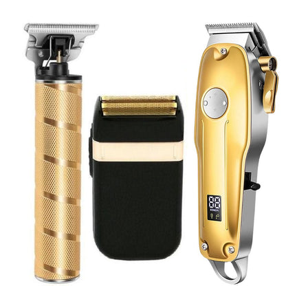 Cordless Precision Hair Cutting Kit for Men - Gold Finish