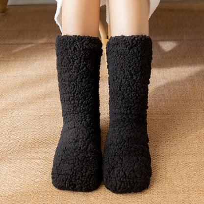 Cozy Thick Fuzzy Thermal Socks for Men and Women – Winter Indoor Wear