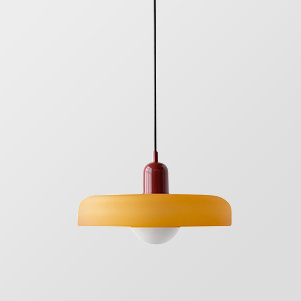 Two-Tone Pendant Light in Coastal Transitional Design