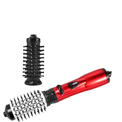 Versatile Hot Air Styler with Dual Brush Heads and Adjustable Heat