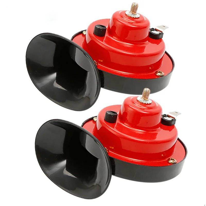 High-Impact Dual Sound Car Horn with Universal Fit and Wiring Kit, 12V Weatherproof