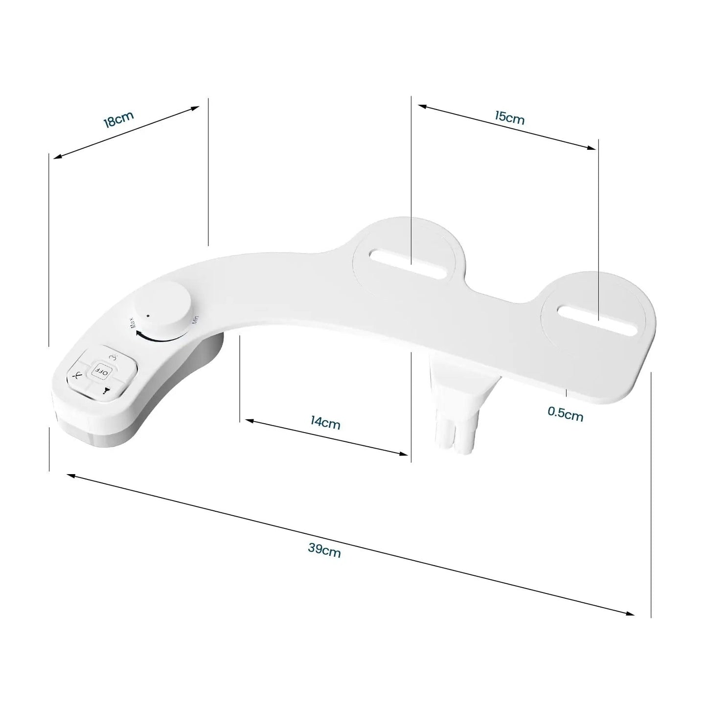 Ultimate Bidet Upgrade with Dual Nozzles & Custom Water Control