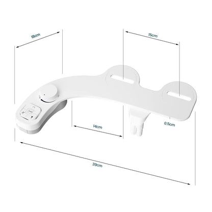 Ultimate Bidet Upgrade with Dual Nozzles & Custom Water Control