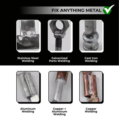 Versatile Low-Heat Metal Repair Rods – Compact Repair Kit