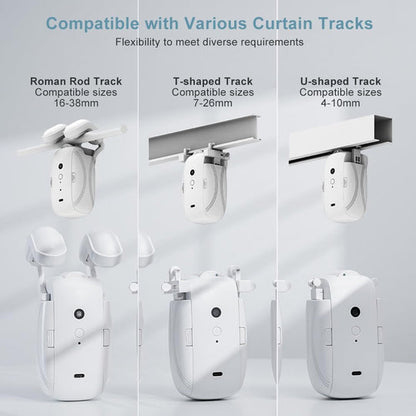 Smart Curtain Controller with Remote for Every Track Type