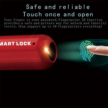 Smart Fingerprint Lock with 10-User Access and Durable Design