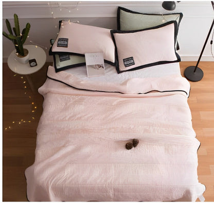 Cooling Blanket with Textured Fabric