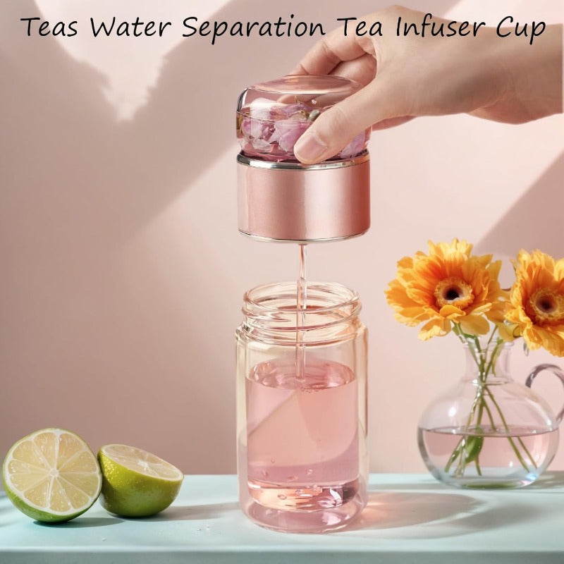 Premium Tea Infusion Bottle with Smart Separation Mechanism