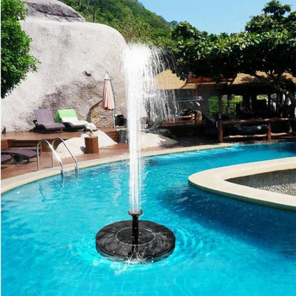 Solar-Powered Water Fountain for Garden Serenity