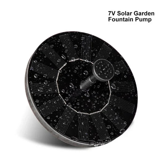 Solar-Powered Water Fountain for Garden Serenity