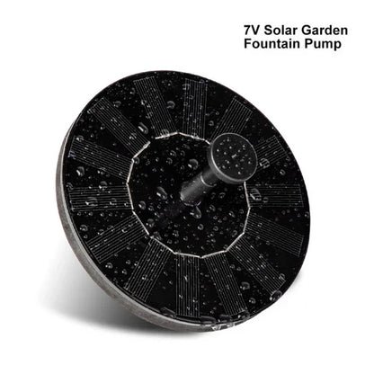 Solar-Powered Water Fountain for Garden Serenity