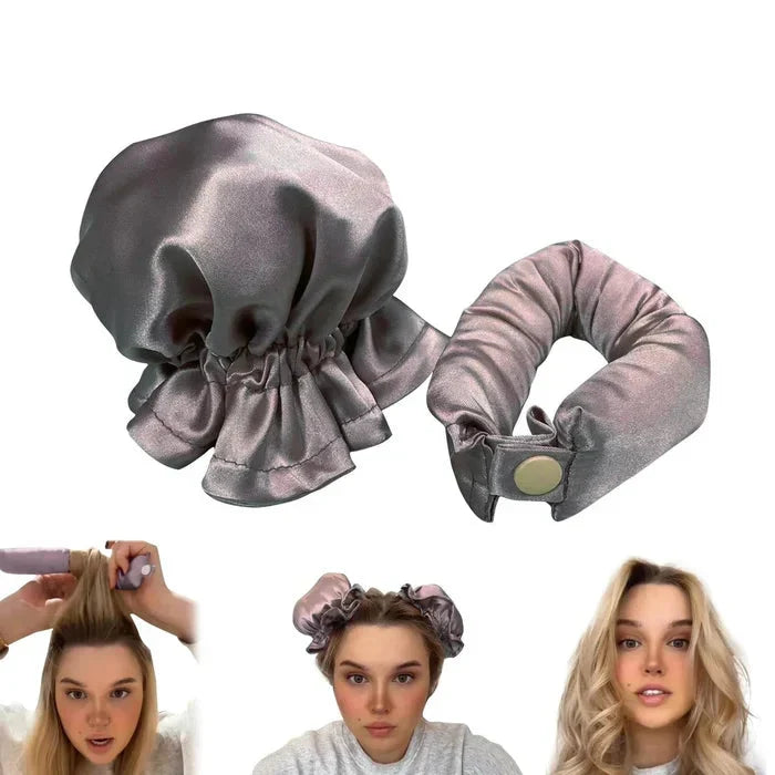 Satin Hair Curlers for Effortless Overnight Waves