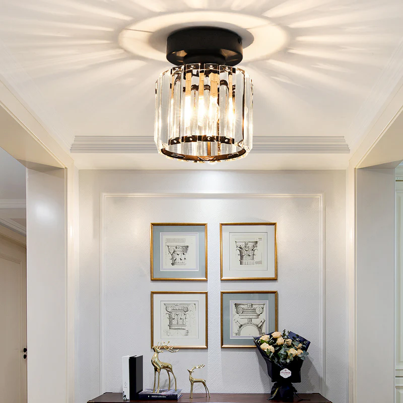 Contemporary Small Ceiling Fixture for Hallways
