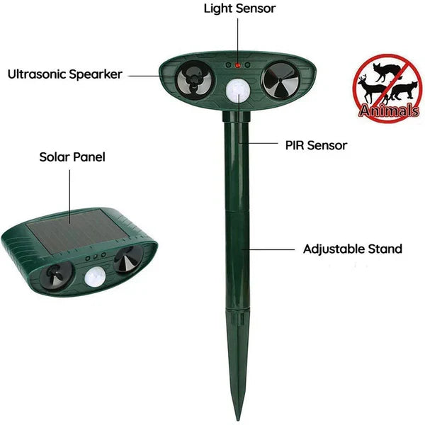 Eco-Friendly Sonic Armadillo Deterrent Device
