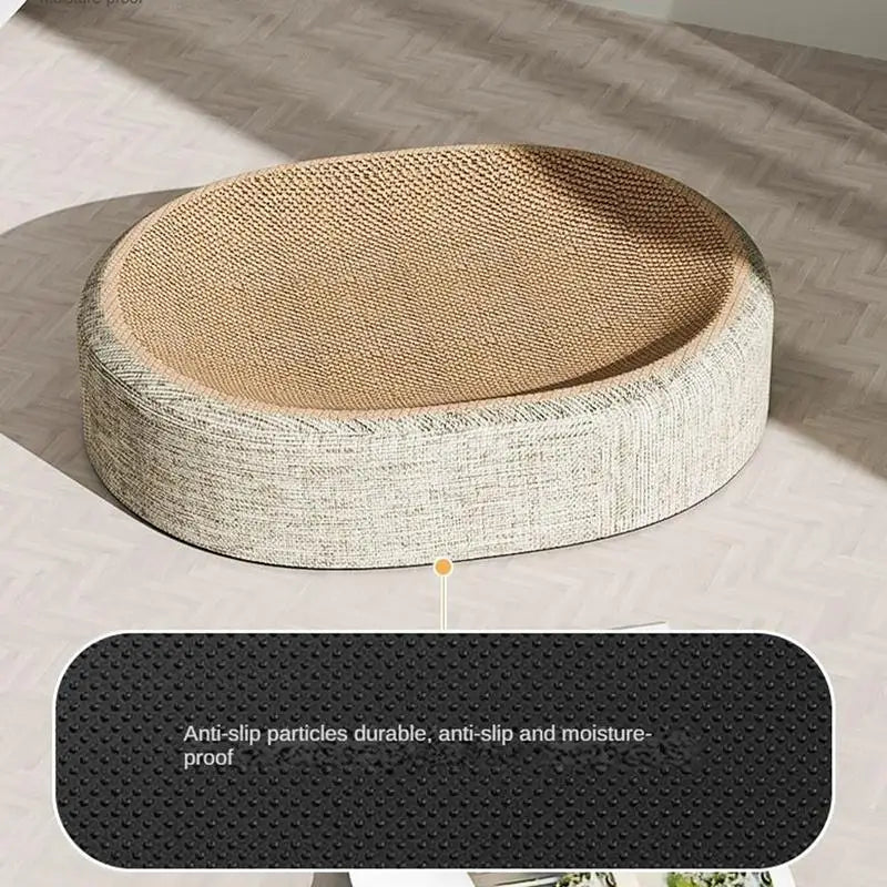 Cozy Cat Scratching Lounge with Grippy Base
