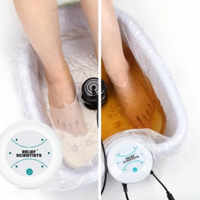 Foot Bliss Detox Spa: Vibrating Soak Bath for Relaxation