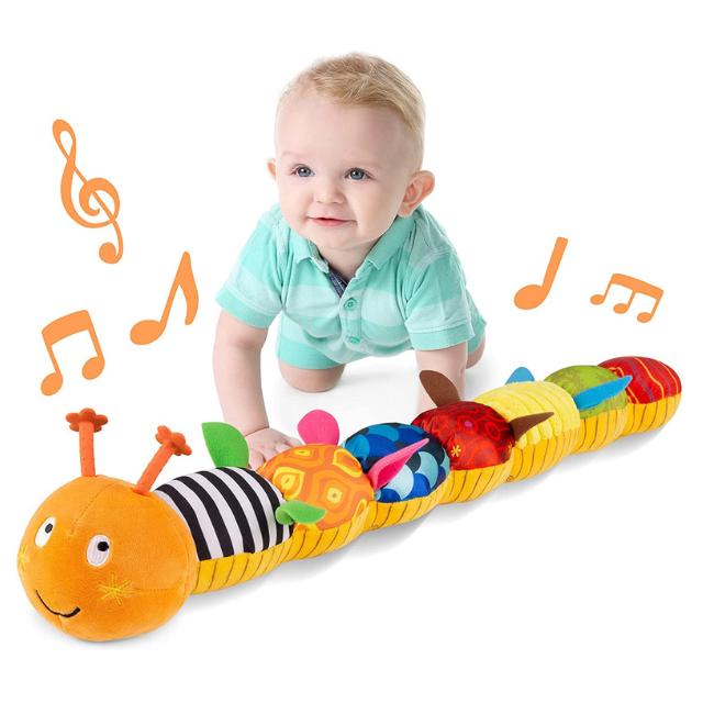Interactive Caterpillar Toy with Sounds and Melodies for Playtime
