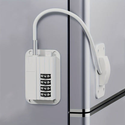 Secure Fridge Lock with Custom Code and Easy Adhesive Setup