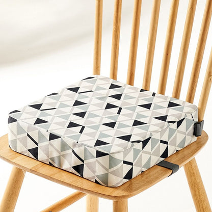 Compact Travel Booster Seat with Adjustable Height and Easy Clean Cover
