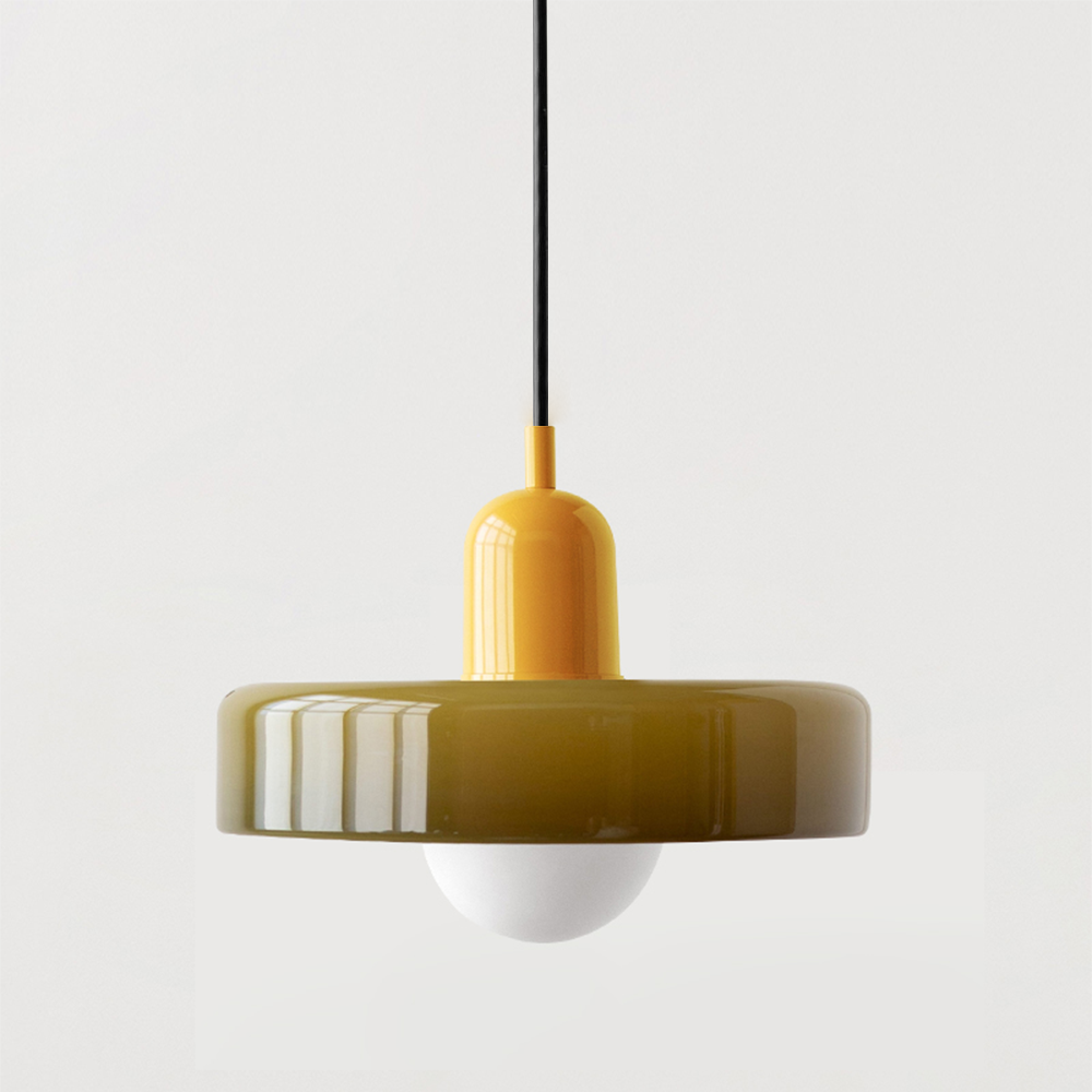 Two-Tone Pendant Light in Coastal Transitional Design