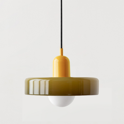 Two-Tone Pendant Light in Coastal Transitional Design