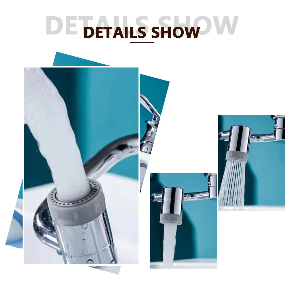 Flexible Faucet Attachment with Dual Spray Options
