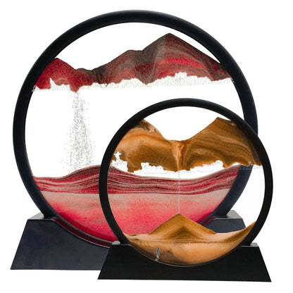Dynamic 3D Sand Art Frame – Kinetic Visual Display