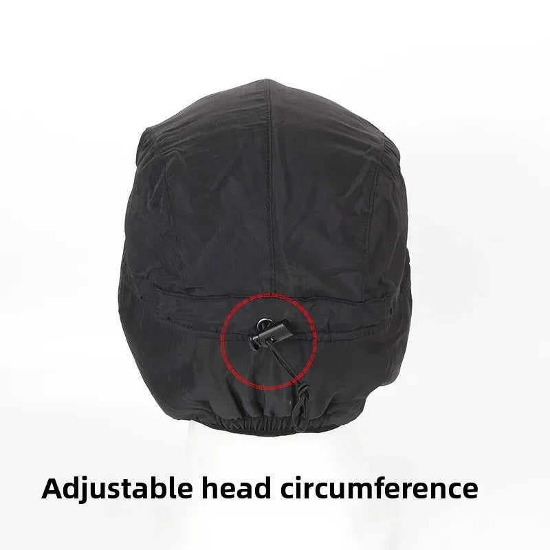 Fleece-Lined Water-Resistant Trapper Hat with Ear Flaps for Adults, 4 Colors