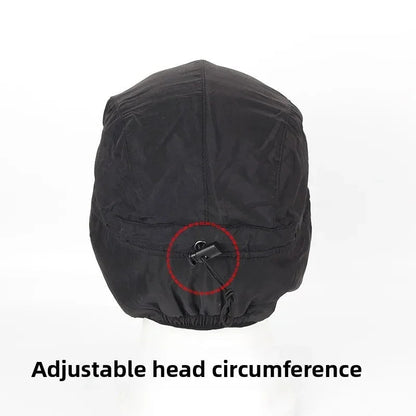 Fleece-Lined Water-Resistant Trapper Hat with Ear Flaps for Adults, 4 Colors