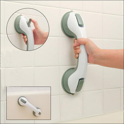 Secure Bathroom Support Bar with Textured Grip Handle