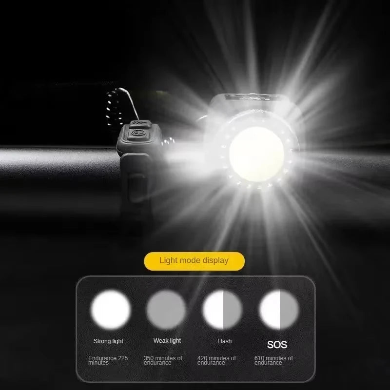 Premium Bicycle Safety Horn and LED Light Combo