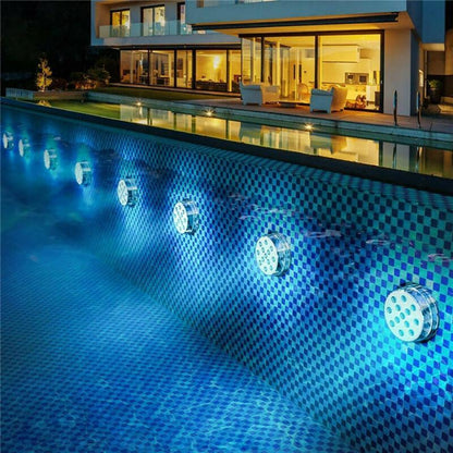Vibrant LED Underwater Pool Light with Remote Control and Color Modes