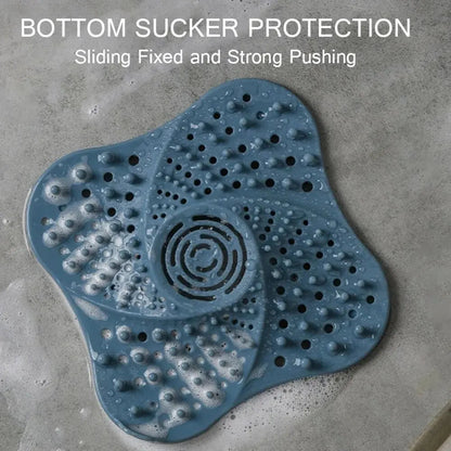 Effective Spiral Drain Guard with Suction Base and Easy Lift Handle