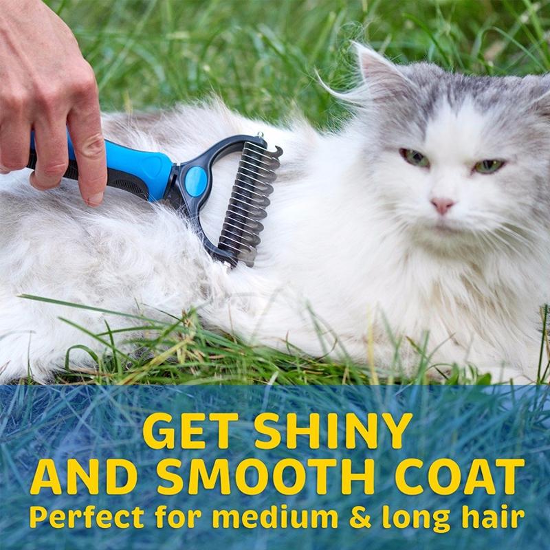 FurEase Grooming Brush for Effortless Undercoat Removal