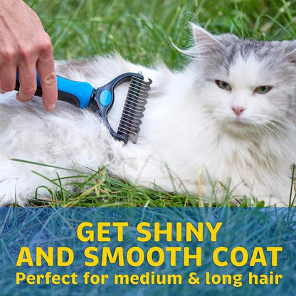 FurEase Grooming Brush for Effortless Undercoat Removal