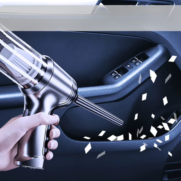 Portable Car Vacuum Cleaner - Cordless Handheld Design