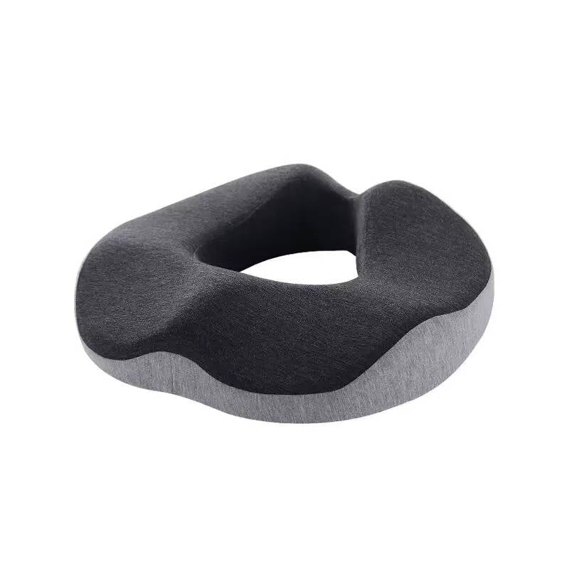 Ergonomic Comfort Cushion with Tailbone Relief and Non-Slip Base