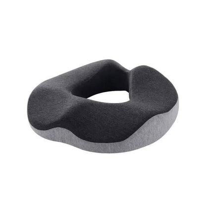 Ergonomic Comfort Cushion with Tailbone Relief and Non-Slip Base