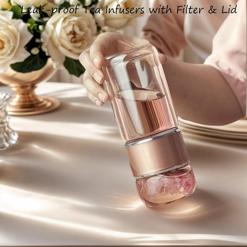 Premium Tea Infusion Bottle with Smart Separation Mechanism