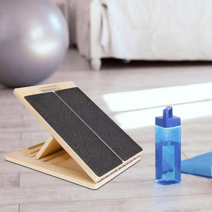Versatile Calf Stretching Board with Adjustable Angles and Grip