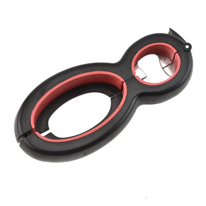 All-in-One Kitchen Opener with Comfortable Grip and Cutter
