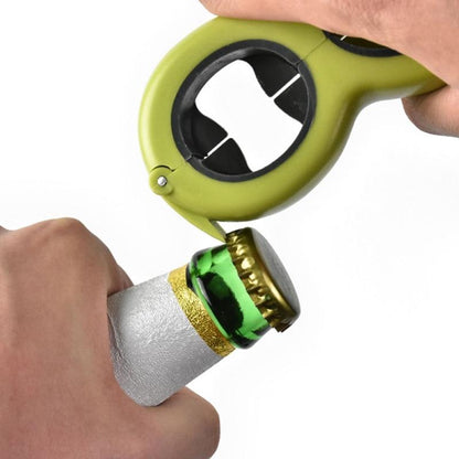 All-in-One Kitchen Opener with Comfortable Grip and Cutter