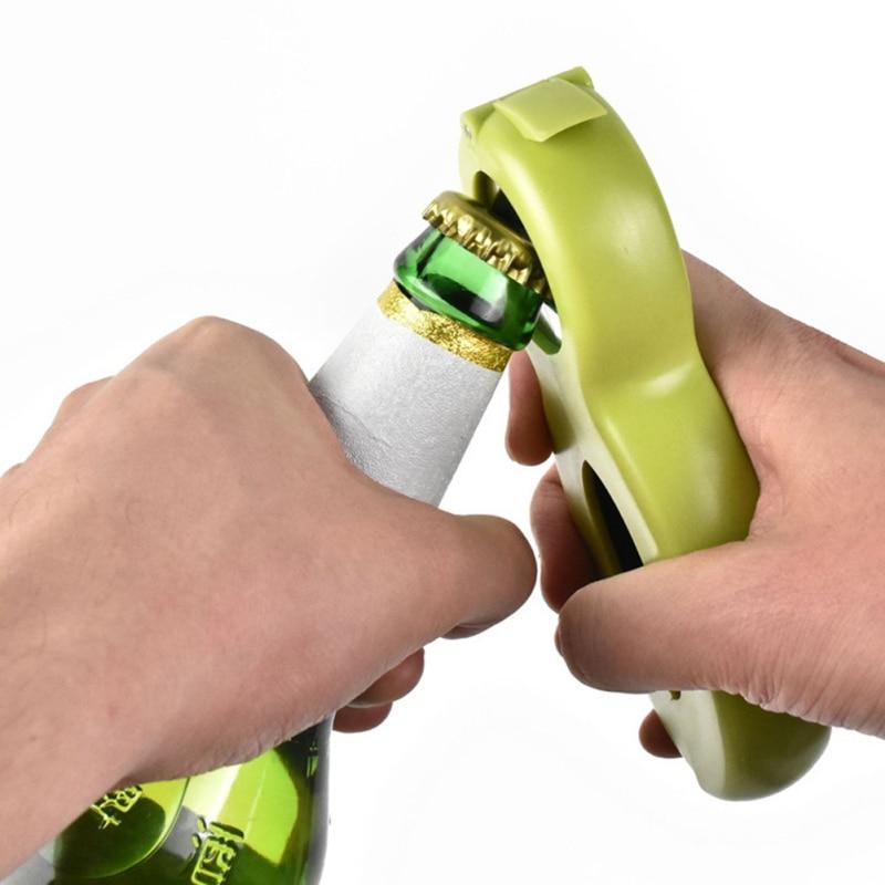 All-in-One Kitchen Opener with Comfortable Grip and Cutter
