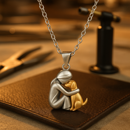 Heartfelt Connection Necklace with Adjustable Chain