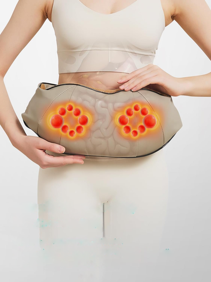 ComfortWave Abdominal Relief Massager with Heat & Dual Heads